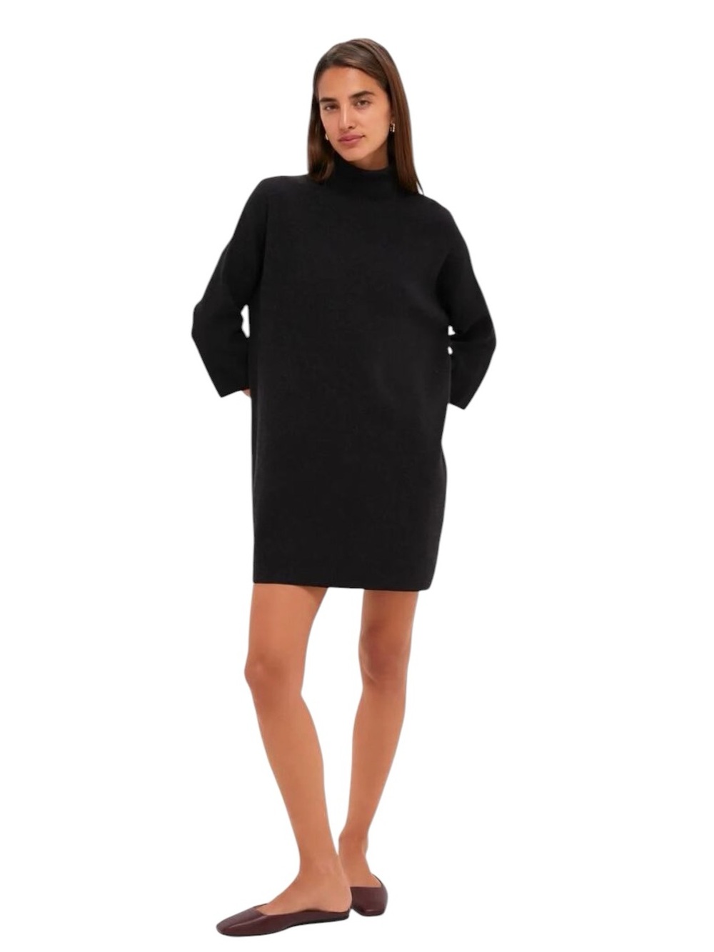 Tuckernuck Pomander Place Noir Vivianne Turtleneck Shimmer Dress XL Black Party